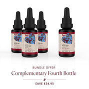 Organic Cold-Pressed Rosehip Oil from Lesotho — Buy 3, Get 4 Bundle (4 × 30ml)