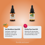 Youthful Radiance Duo (Prickly Pear Oil and Sea Buckthorn Oil Bundle (2 x 30ml))