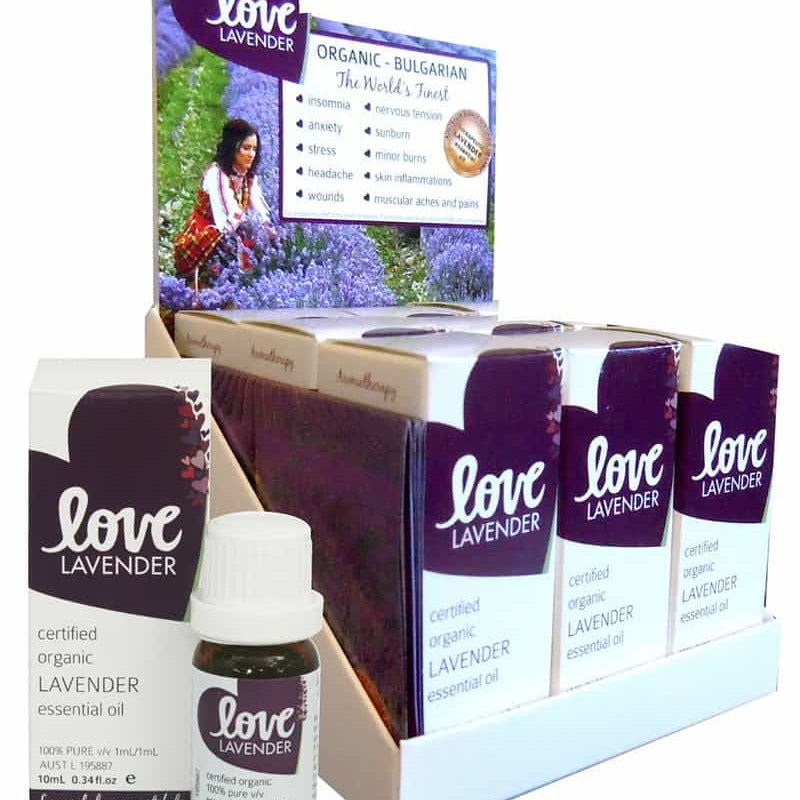 WS - LOVE Lavender Essential Oil - x9 Counter Unit | latierraorganics | Australia
